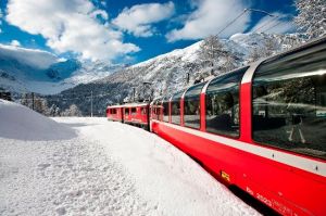 Bergamo, Milano & Treni i Kuq Bernina, Zvicer.